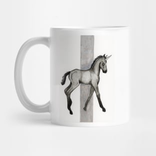 Baby unicorn (dark version) Mug